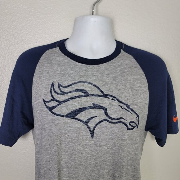 Nike Denver Broncos NFL Football logo T-Shirt Men's Small - Picture 4 of 10